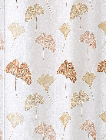 Visillos ligeros estampados con motivo de ginkgo