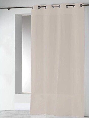 Visillos Lisos en Estameña con Ollaos