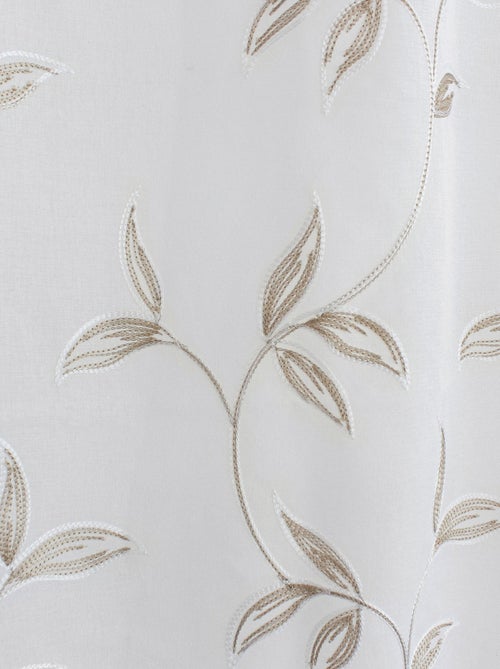 Voilaje bordado con motivo natural - Kiabi Voilaje bordado con motivo natural - Kiabi