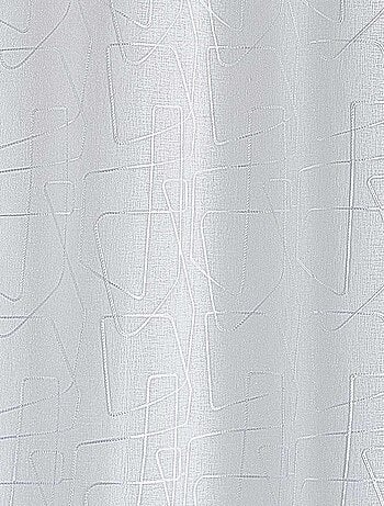 Voile bordado de estilo gráfico
