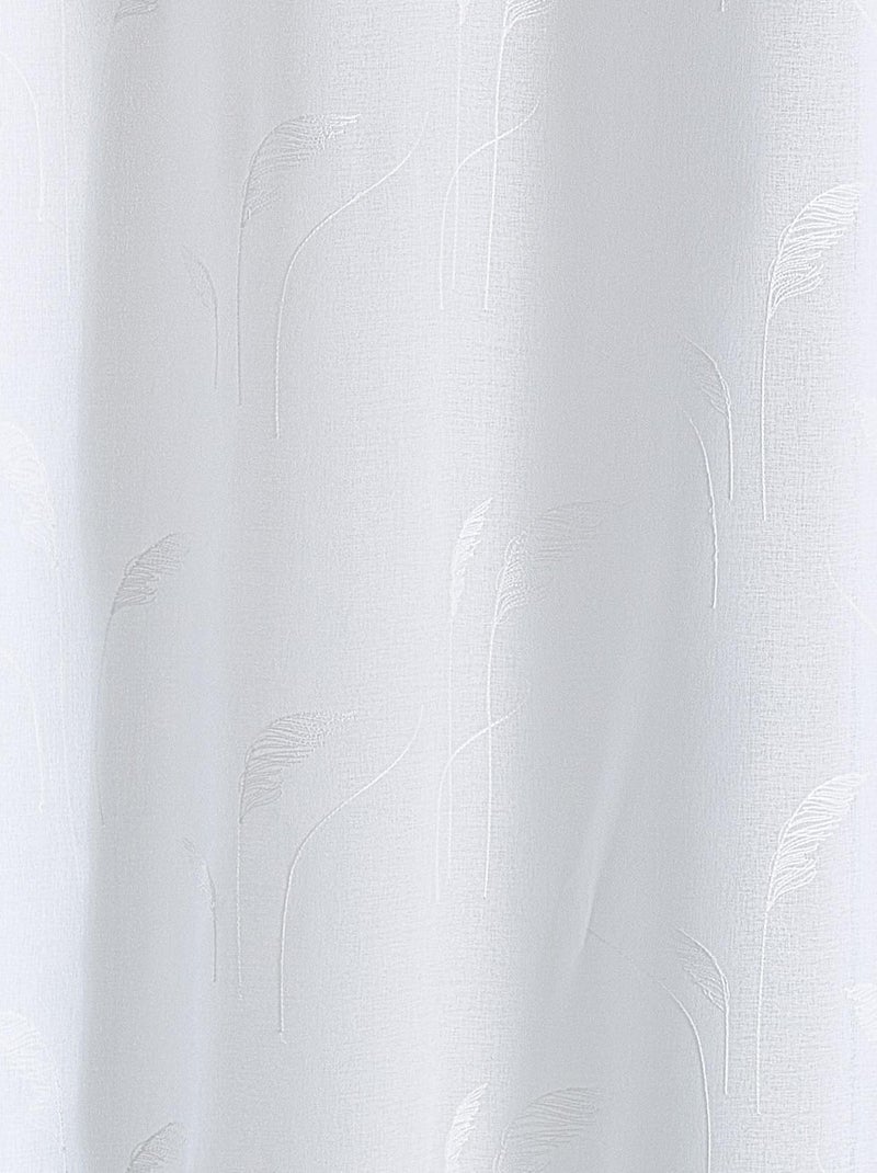 Voile bordado Pampa Blanco - Kiabi