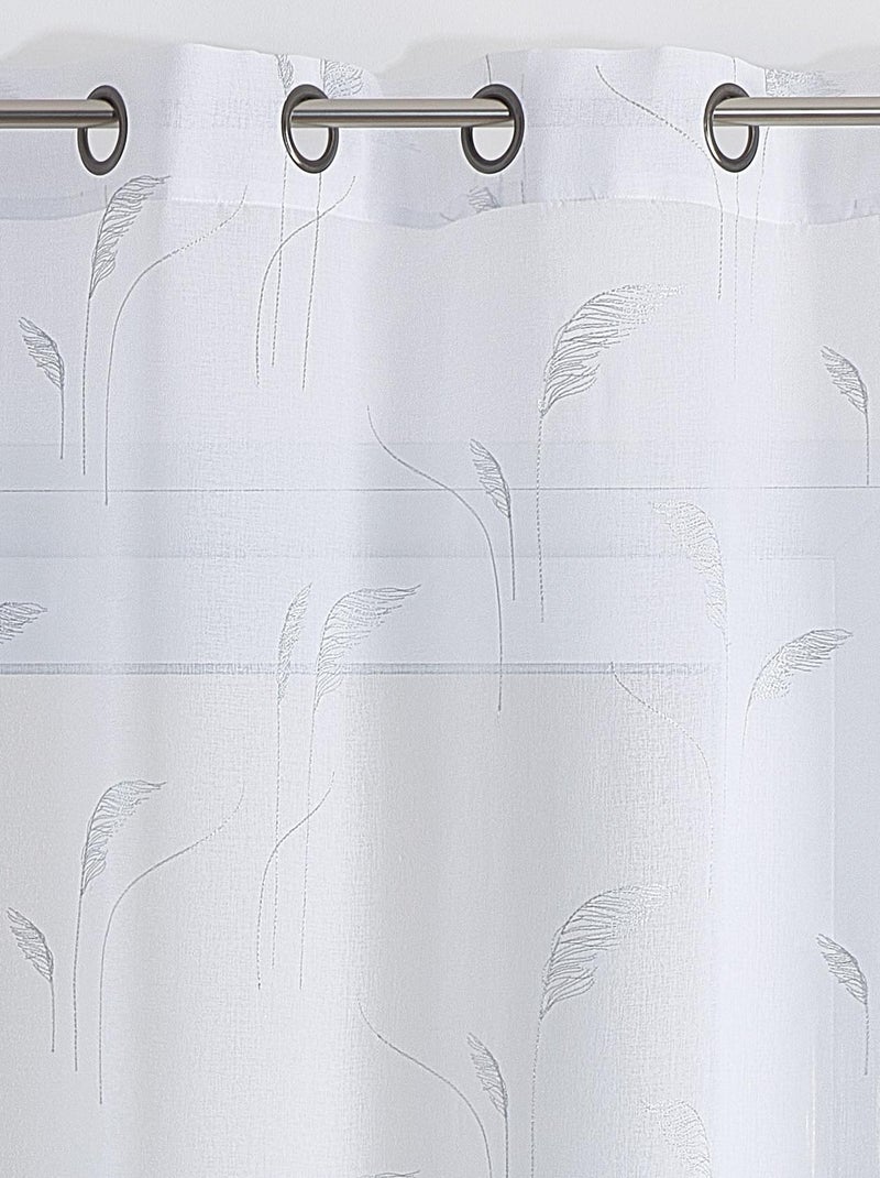 Voile bordado Pampa Plata - Kiabi