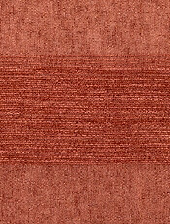 Voile de chenilla efecto lino a rayas