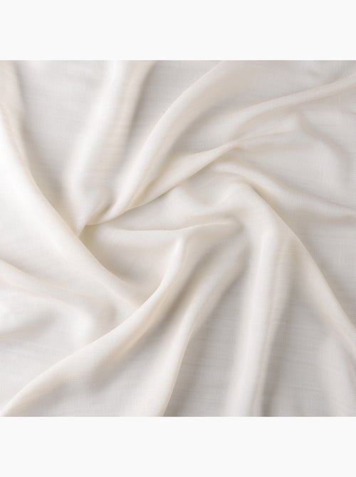 Voile de lana liso con ojales - Kiabi