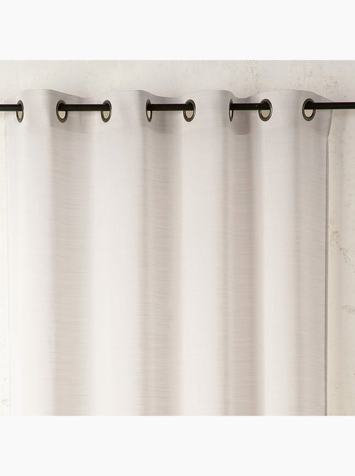 Voile de lana liso con ojales - Kiabi