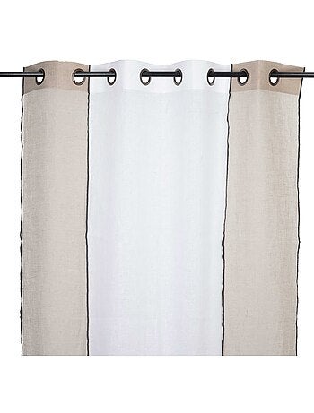 Voile de lino con ojales