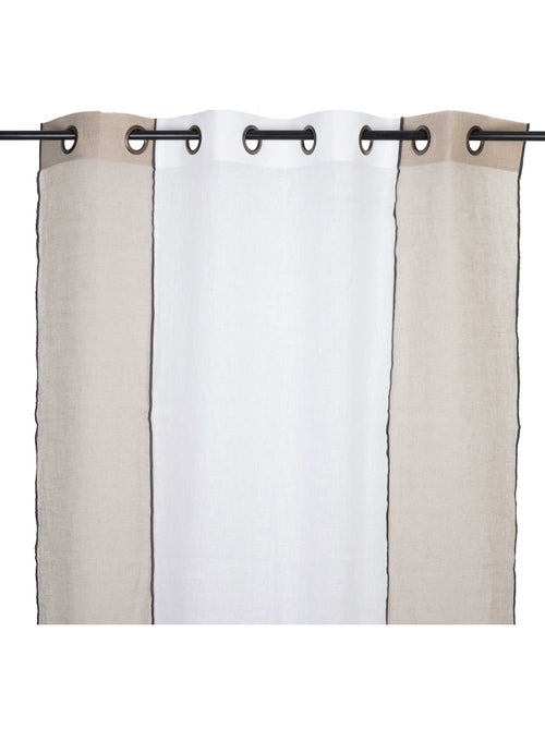 Voile de lino con ojales - Kiabi Voile de lino con ojales - Kiabi