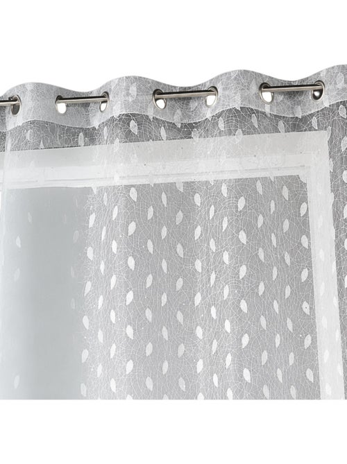 Voile de organza bordado con estampados de fantasía - Kiabi Voile de organza bordado con estampados de fantasía - Kiabi