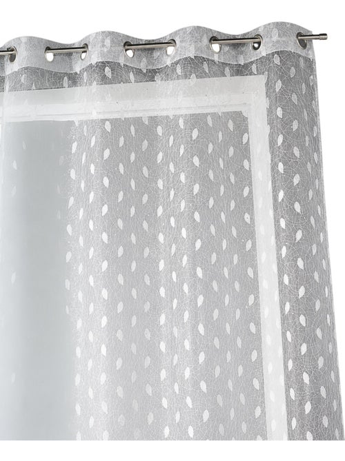 Voile de organza bordado con estampados de fantasía - Kiabi Voile de organza bordado con estampados de fantasía - Kiabi