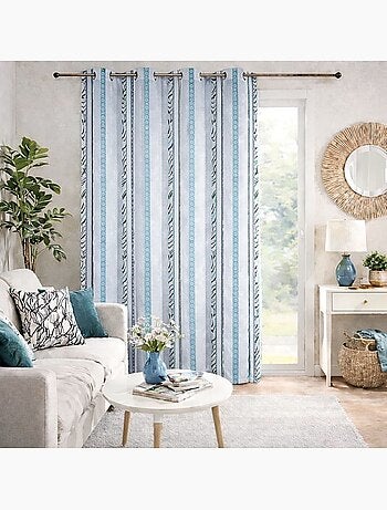 Voile de organza con finas rayas de cebra
