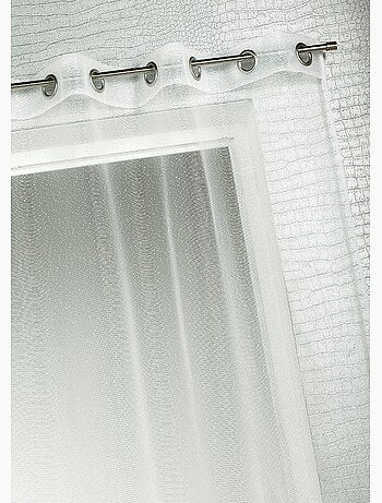 Voile de organza con finas rayas horizontales