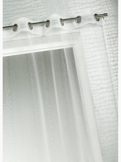 Voile de organza con finas rayas horizontales - Kiabi Voile de organza con finas rayas horizontales - Kiabi