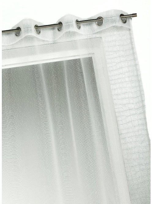 Voile de organza con finas rayas horizontales - Kiabi Voile de organza con finas rayas horizontales - Kiabi