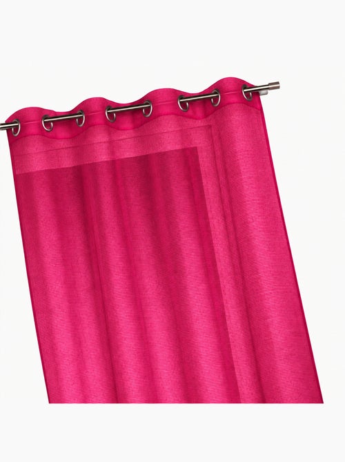 Voile de organza con finas rayas horizontales - Kiabi Voile de organza con finas rayas horizontales - Kiabi