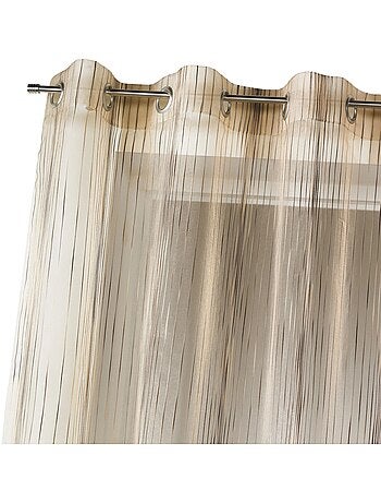 Voile de organza con rayas verticales tejidas