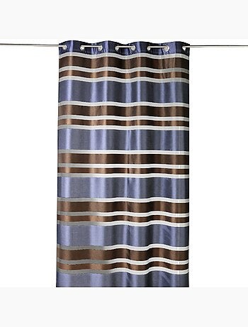 Voile de organza de colores con rayas horizontales
