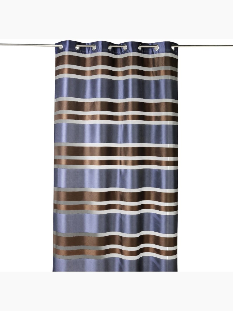 Voile de organza de colores con rayas horizontales Azul - Kiabi