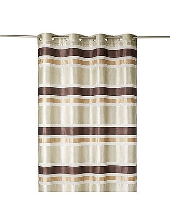 Voile de organza de colores con rayas horizontales