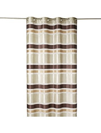 Voile de organza de colores con rayas horizontales