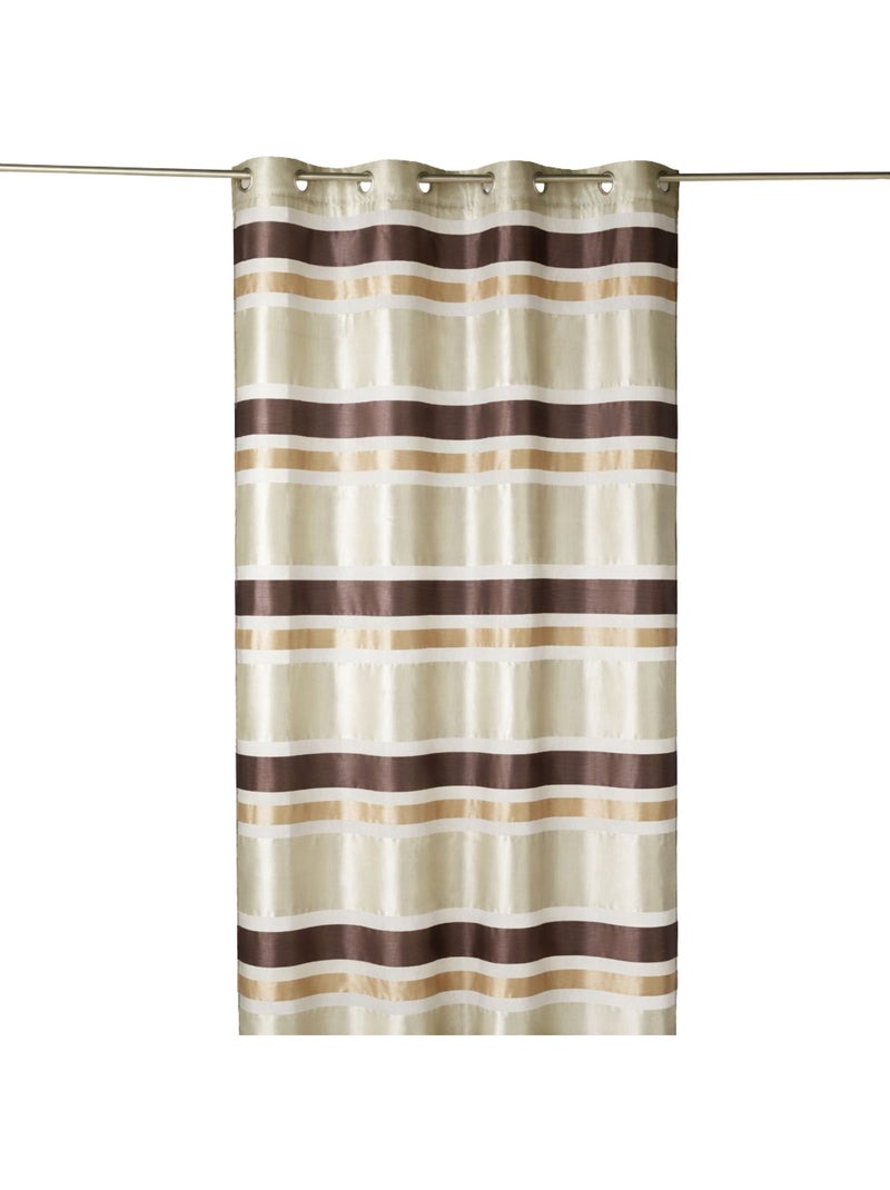Voile de organza de colores con rayas horizontales Beige - Kiabi
