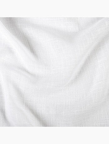 Voile de polilina en relieve flameado con ojales