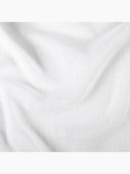 Voile de polilina en relieve flameado con ojales - Kiabi