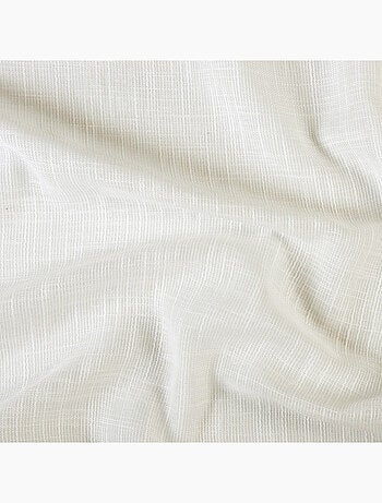 Voile de polilina en relieve flameado con ojales