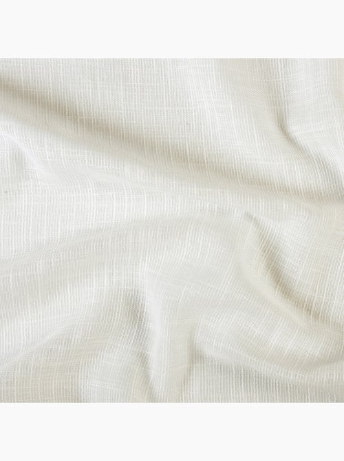 Voile de polilina en relieve flameado con ojales - Kiabi