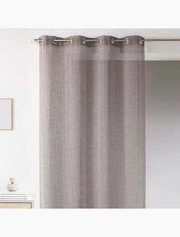 Voile de rayas bordadas tono sobre tono