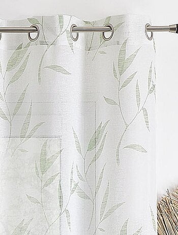 Voile estampado "Bambú