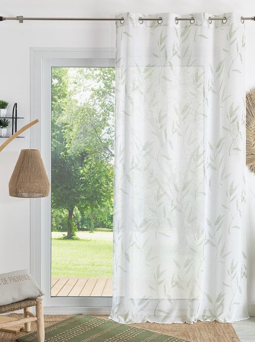 Voile estampado "Bambú - Kiabi