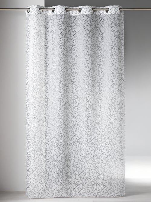 Voile estampado brillante - Kiabi