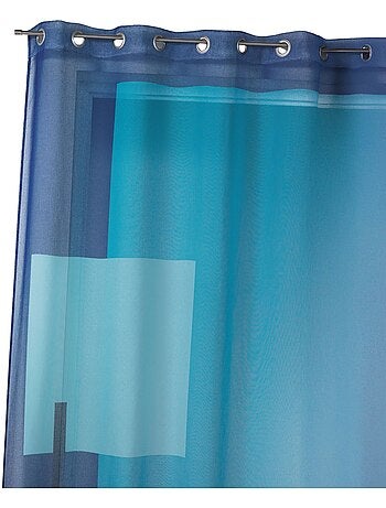 Voile estampado con motivos gráficos