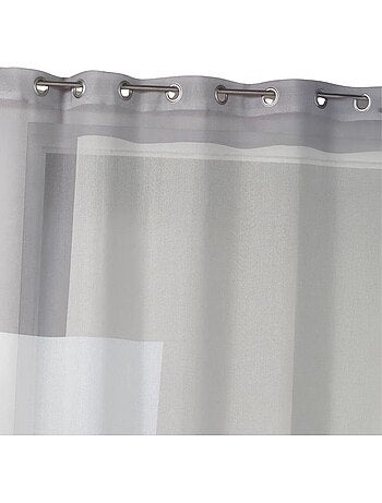 Voile estampado con motivos gráficos