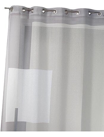 Voile estampado con motivos gráficos