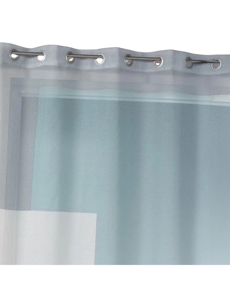 Voile estampado con motivos gráficos Gris claro - Kiabi