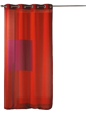 Voile estampado con motivos gráficos