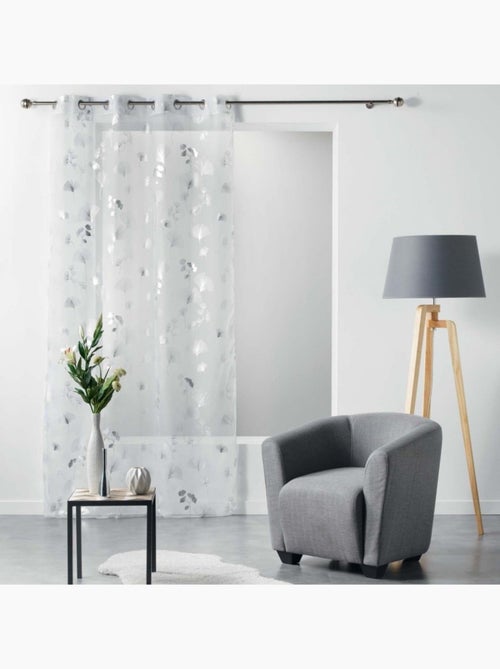 Voile estampado metalizado - Kiabi