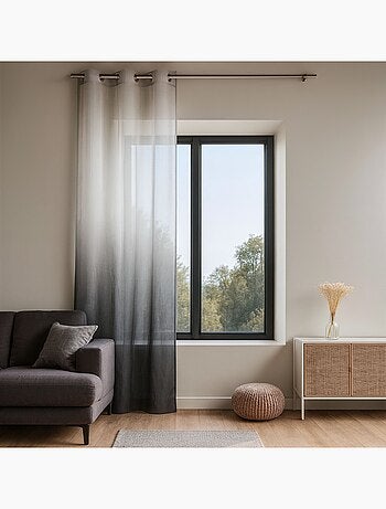 Voile gris Tie and Dye