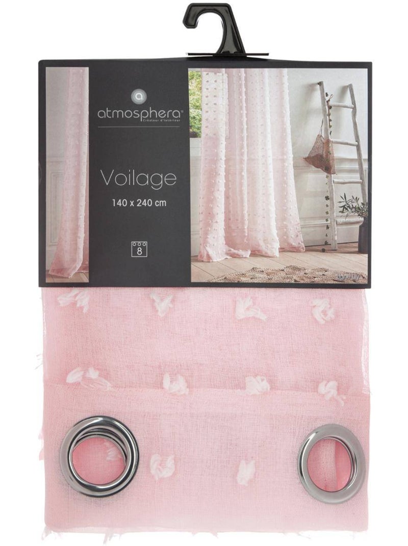 Voile infantil con borlas pequeñas Rosa - Kiabi