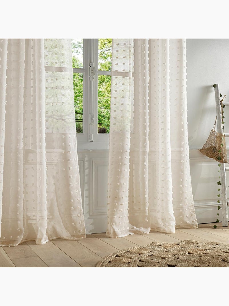 Voile infantil con borlas pequeñas Verdín - Kiabi