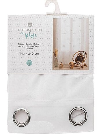 Voile infantil nuage 140x240cm blanco