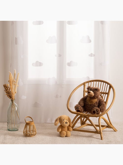 Voile infantil nuage 140x240cm blanco - Kiabi Voile infantil nuage 140x240cm blanco - Kiabi