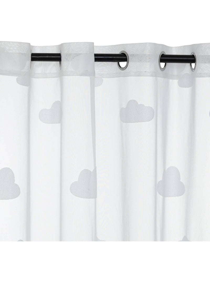 Voile infantil nuage 140x240cm blanco Blanco - Kiabi