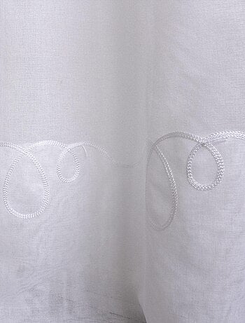 Voile liso bordado Cornely