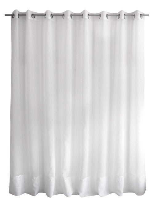 Voile liso bordado Cornely - Kiabi