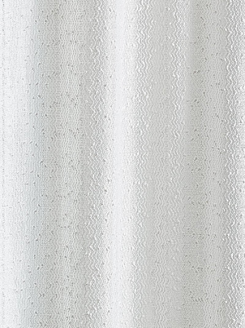 Voile liso con efecto rizado Blanco - Kiabi