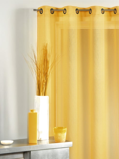 Voile liso de estameña con rayas tono sobre tono - Kiabi