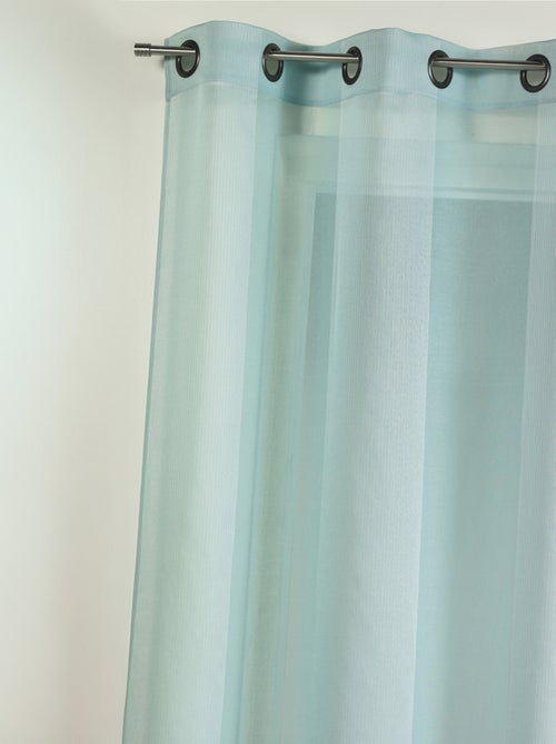 Voile liso de estameña con rayas tono sobre tono - Kiabi