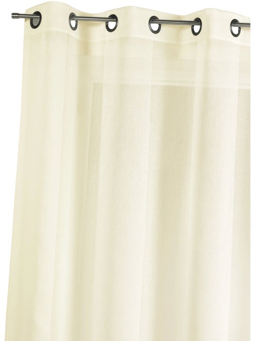Voile liso de estameña con rayas tono sobre tono - Kiabi